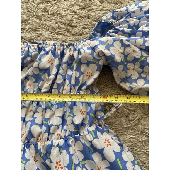 &Merci Dress Memorable Poise Blue Floral Mini Dress Large Merci - Picture 5 of 10
